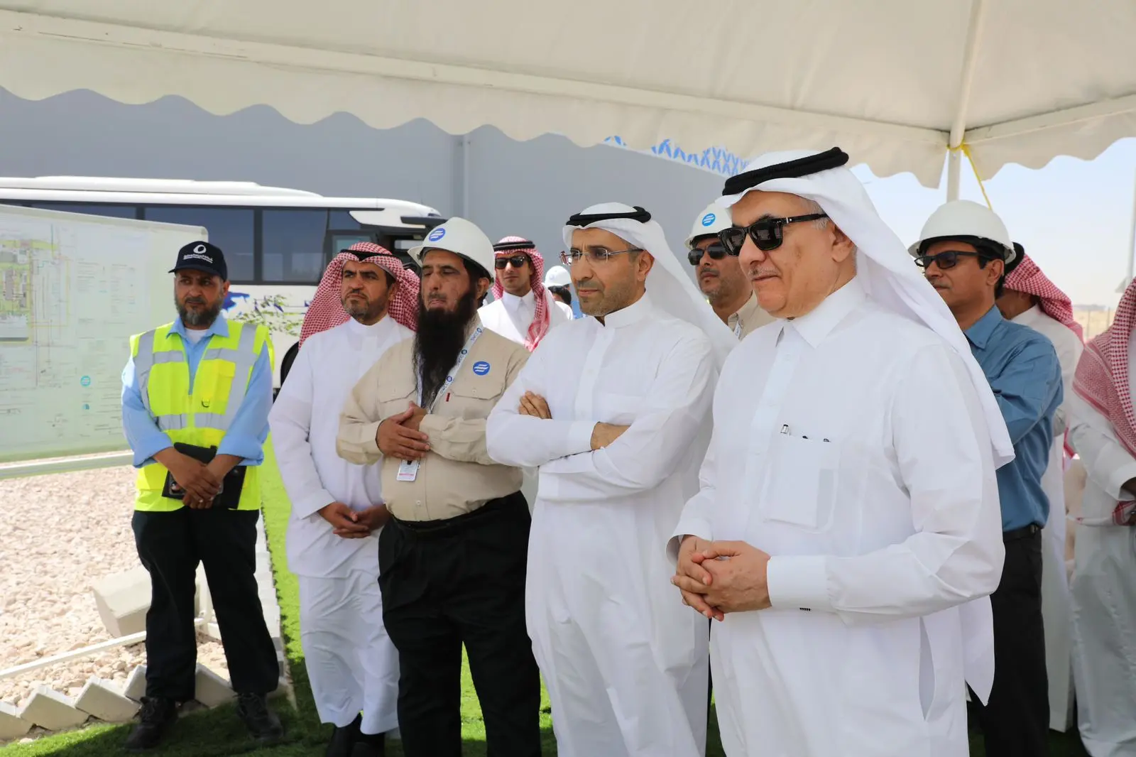 وزير البيئة والمياه والزراعة المهندس عبد الرحمن الفضلي يتفقد مشاريع المنظومة في المنطقة الشرقية